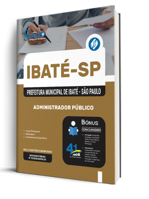 Apostila Prefeitura de Ibaté - SP 2026 - Administrador Público - Imagem 2