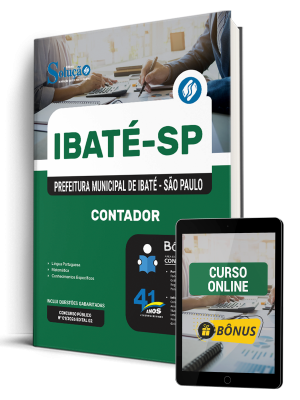 Apostila Prefeitura de Ibaté - SP 2026 - Contador - Imagem 1