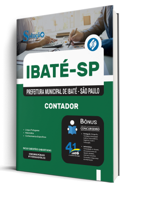 Apostila Prefeitura de Ibaté - SP 2026 - Contador - Imagem 2