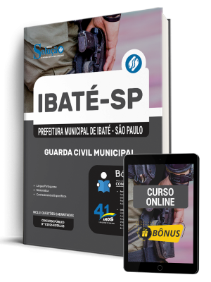 Apostila Prefeitura de Ibaté - SP 2026 - Guarda Civil Municipal - Imagem 1