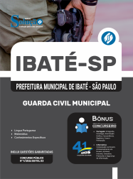 Apostila Prefeitura de Ibaté - SP em PDF 2026 - Guarda Civil Municipal
