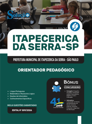 Apostila Prefeitura de Itapecerica da Serra - SP 2026 - Orientador Pedagógico - Imagem 3