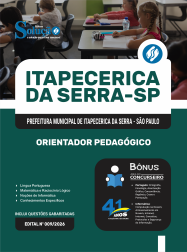 Apostila Prefeitura de Itapecerica da Serra - SP em PDF 2026 - Orientador Pedagógico