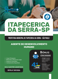 Apostila Prefeitura de Itapecerica da Serra - SP em PDF 2026 - Agente de Desenvolvimento Humano