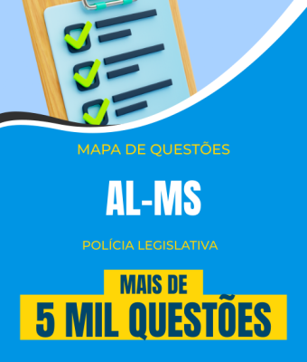 Mapa de Questões Online - AL-MS - Técnico Legislativo - Policia Legislativa - 5 Mil Questões - Imagem 1