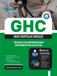 Apostila GHC-RS em PDF 2026 - Técnico de Enfermagem (Intensivista Adulto)