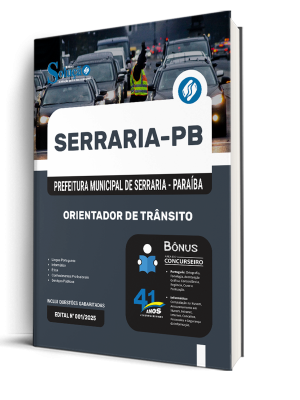 Apostila Prefeitura de Serraria-PB 2026 - Orientador de Trânsito - Imagem 2
