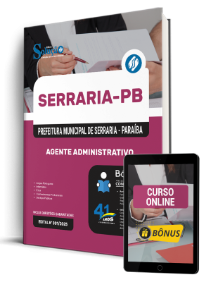 Apostila Prefeitura de Serraria-PB 2026 - Agente Administrativo - Imagem 1