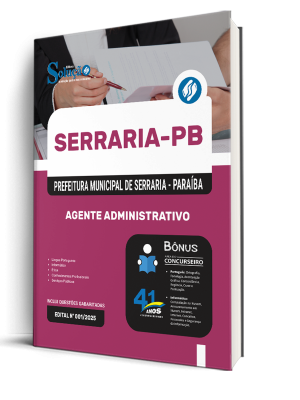 Apostila Prefeitura de Serraria-PB 2026 - Agente Administrativo - Imagem 2