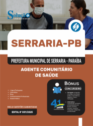 Apostila Prefeitura de Serraria-PB em PDF 2026 - Agente Comunitário de Saúde