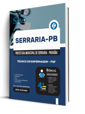 Apostila Prefeitura de Serraria-PB 2026 - Técnico em Enfermagem - PSF - Imagem 2
