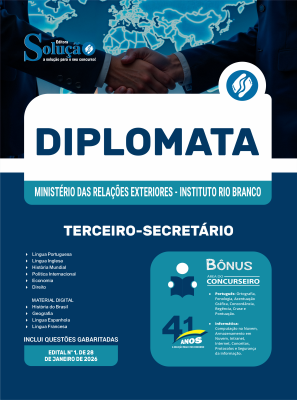 Apostila Instituto Rio Branco 2026 - Diplomata - Terceiro-Secretário - Imagem 3