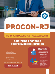 Apostila PROCON-RJ 2026 em PDF - Agente de Proteção e Defesa do Consumidor