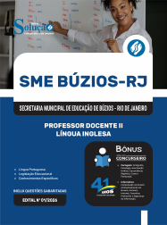 Apostila Prefeitura de Armação dos Búzios-RJ 2026 em PDF - Professor Docente II - Língua Inglesa