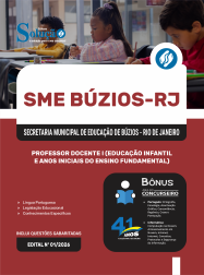 Apostila Prefeitura de Armação dos Búzios-RJ 2026 em PDF - Professor Docente I (Educação Infantil e Anos Iniciais do Ensino Fundamental)