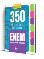 Capa Caderno de Questões Comentadas ENEM 2026 - Com Explicações Detalhadas 