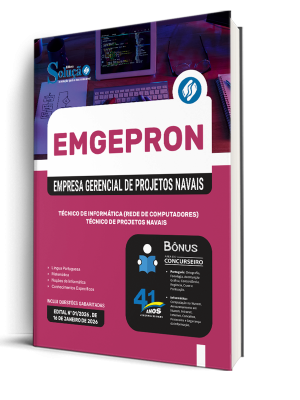 Combo EMGEPRON 2026 - Técnico de Projetos Navais - Técnico de Informática - Imagem 2
