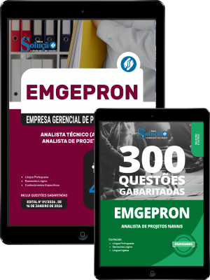 Combo EMGEPRON 2026 - Analista de Projetos Navais - Analista Técnico (Arquivista) - Imagem 1