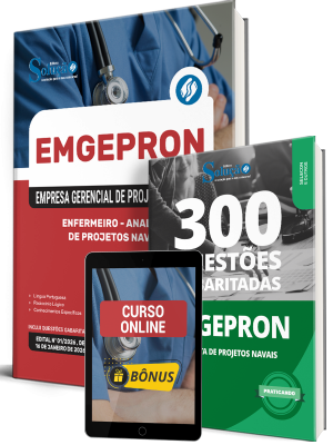 Combo EMGEPRON 2026 - Analista de Projetos Navais - Enfermeiro - Imagem 1