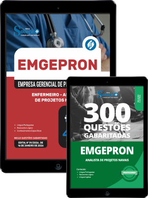Combo EMGEPRON 2026 - Analista de Projetos Navais - Enfermeiro - Imagem 1
