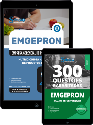 Combo EMGEPRON 2026 - Analista de Projetos Navais - Nutricionista - Imagem 1