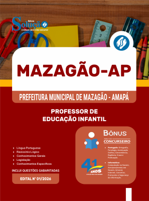 Apostila Prefeitura de Mazagão-AP 2026 - Professor de Educação Infantil - Imagem 1