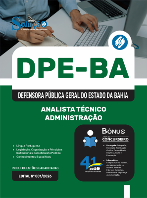 Apostila DPE-BA 2026 - Analista Técnico - Administração - Imagem 3