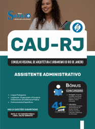 Apostila CAU-RJ 2026 em PDF - Assistente Administrativo