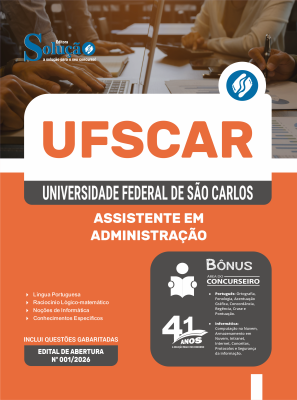 Apostila UFSCar em PDF 2026 - Assistente em Administração - Imagem 1