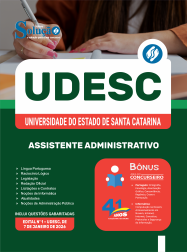 Apostila UDESC 2026 em PDF - Técnico Universitário de Suporte - Assistente Administrativo