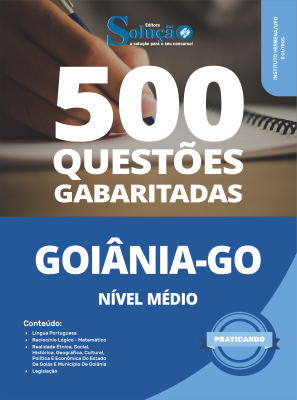 Caderno de Questões Câmara de Goiânia - GO - Nível Médio - 500 Questões Gabaritadas - Imagem 2