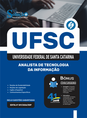 Apostila UFSC em PDF 2026 - Analista de Tecnologia da Informação - Imagem 1