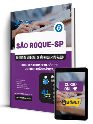 Apostila Prefeitura de São Roque - SP 2026 - Coordenador Pedagógico de Educação Básica - Imagem 1