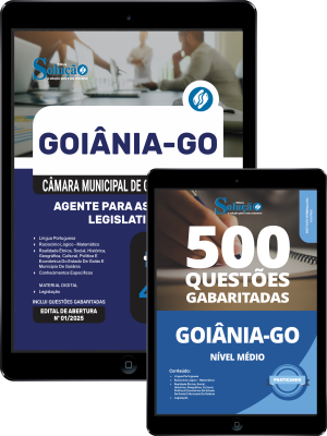 Combo Câmara de Goiânia - GO 2026 - Agente para Assuntos Legislativos - Imagem 1