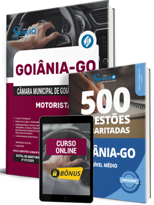 Combo Câmara de Goiânia - GO 2026 - Motorista - Imagem 1