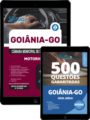 Combo Câmara de Goiânia - GO 2026 - Motorista - Imagem 1