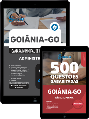 Combo Câmara de Goiânia - GO 2026 - Administrador - Imagem 1