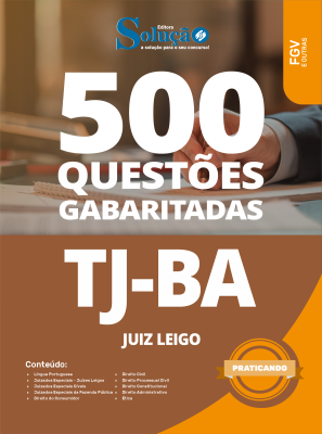 Caderno de Questões TJ-BA - Juiz Leigo - 500 Questões Gabaritadas - Imagem 2