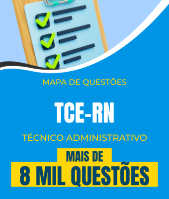 Mapa de Questões Online - TCE-RN - Técnico Administrativo - 8 Mil Questões - Imagem 1
