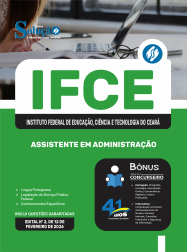 Apostila IFCE em PDF 2026 - Assistente em Administração