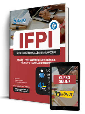 Apostila IFPI 2026 - Professor do Ensino Básico, Técnico e Tecnológico (EBTT) - Inglês - Imagem 1