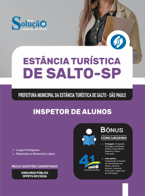 Apostila Prefeitura de Salto-SP 2026 - Inspetor de Alunos - Imagem 3
