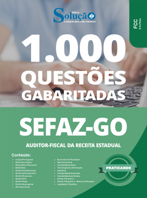 Caderno de Questões SEFAZ-GO em PDF - Auditor Fiscal da Receita Estadual - 1000 Questões Gabaritadas - Imagem 1