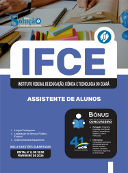 Apostila IFCE em PDF 2026 - Assistente de Alunos