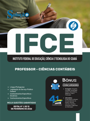 Apostila IFCE 2026 - Professor - Ciências Contábeis - Imagem 3