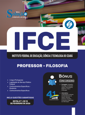 Apostila IFCE 2026 - Professor - Filosofia - Imagem 3