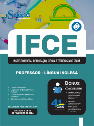 Apostila IFCE em PDF 2026 - Professor - Língua Inglesa