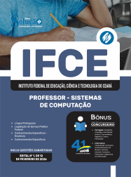 Apostila IFCE em PDF 2026 - Professor - Sistemas de Computação