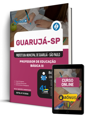Apostila Prefeitura de Guarujá - SP 2026 - Professor de Educação Básica III - Imagem 1