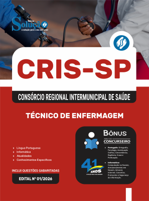 Apostila CRIS-SP 2026 - Técnico de Enfermagem - Imagem 3